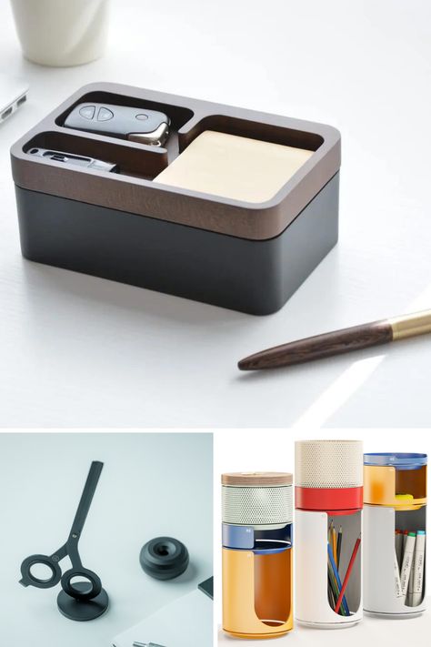 Creative Office Furniture, Wooden Pen Holder, Drukarka 3d, Stylish Pens, Product Innovation, Supermarket Design, Desk Stationery, Stationery Products, Kydex Holster