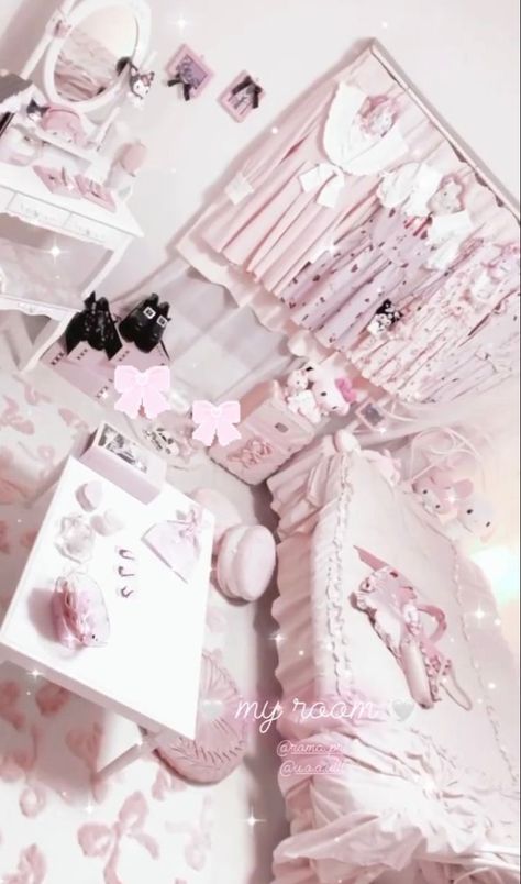 Jirai Kei Room, Kawaii Room Ideas, Jirai Kei, Princess Room, Girly Room, Shabby Chic Pink, Room Goals, Cute Room Ideas, Pretty Room