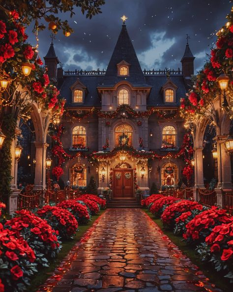 Merry Christmas | 🎄Can’t wait for Christmas Morning 🎄 * * * * * * This image belongs to me. Please credit me for reposting @msmerrychristmasjoy *Please… | Instagram Christmas Castle Aesthetic, Royal Christmas Aesthetic, Tiny Glade, Christmas Building, Christmas Castle, Royal Christmas, Castle Aesthetic, Christmas Lovers, Christmas Aesthetic