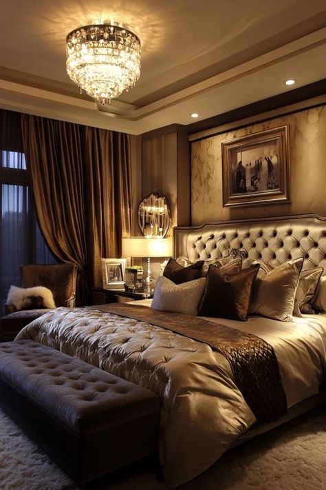 "Add a touch of Hollywood glam to your bedroom with Glamorous Decor! 🛏️✨ A great way to create a sophisticated and stylish sleep environment. 🌿✨ #GlamourDecor #BedroomInspiration #HollywoodDesign" Hollywood Bedroom, Bed Peace, Mansion Bedroom, Restful Bedrooms, Personalized Bedroom, Luxe Bedroom, Bedroom Ambiance, Calming Bedroom, Classy Bedroom