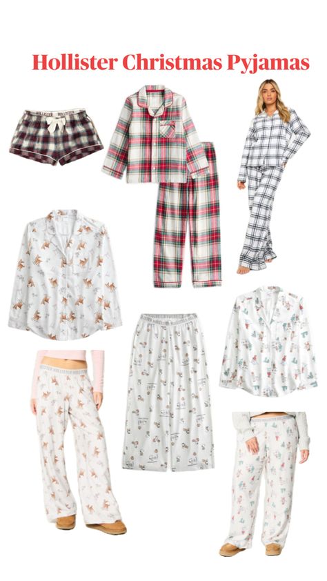 #hollister #christmas #pyjamas #pjs #outfits #ootd #fashion #trending Pjs Outfits, Hollister Outfits, Hollister Clothes, Christmas Pyjamas, Christmas Pjs, Christmas Pajamas, Shopping Trip, Ootd Fashion, Christmas Presents