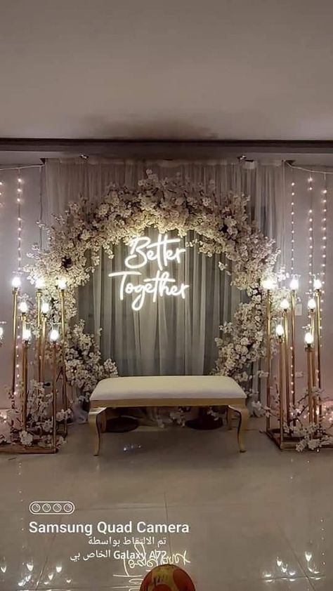 At Home Nikkah Decor, Nikkah At Home Decor, Baat Pakki Decorations At Home, 25th Anniversary Decor, Engagement Stage Decoration, Nikah Decor, Colorful Room Decor, Wedding Stage Backdrop, Destination Wedding Decor