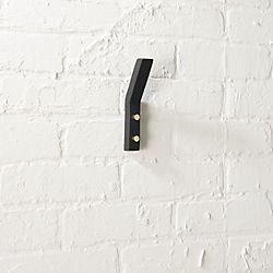 leaning edge matte black wall hook Black Wall Hooks, Modern Towels, Matte Black Wall, Brass Wall Hook, Hardware Knobs, Knobs Cabinet, Modern Hardware, Black Towels, Bedroom Master