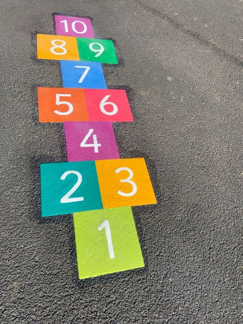 Hopscotch Ideas, Cape Drawing, Primary School Playground, Traditional Game, Education Art, Play Ground, Montessori Toddler Activities, School Playground, Play School