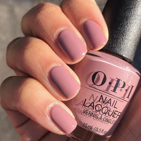 Opi Nail Polish Colors, Nail Paint Shades, Sheer Nails, Mauve Nails, Beautiful Nail Polish, Pretty Nail Polish, Nude Nail Polish, Summer Shades, Opi Nail Lacquer