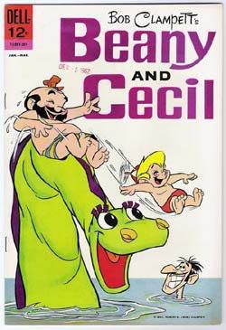 Beany and Cecil Beany And Cecil, Old Cartoon Characters, Dell Comic, Classic Cartoon Characters, Saturday Morning Cartoons, 80s Cartoons, Vintage Comic Books, Favorite Cartoon Character, Old Tv Shows