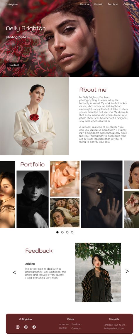 Photos For Portfolio, Portfolio Design For Photographers, Fashion Photography Portfolio Layout, Styling Portfolio Layout, Actor Portfolio Design, Professional Portfolio Design Layout, Photographer Portfolio Layout, Photographer Portfolio Pdf, Fashion Portfolio Website Design