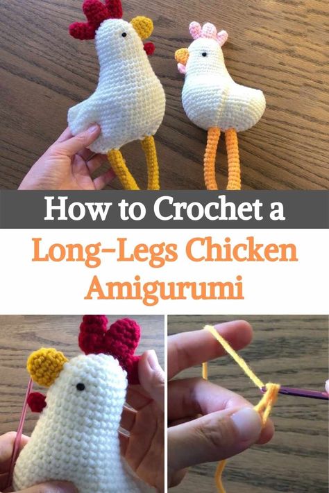 Diy Fluffies, 2023 Crochet, Chicken Crochet, Toys Ideas, Chicken Pattern, Crochet Chicken, Easter Crochet Patterns, Pola Amigurumi, Mini Crochet