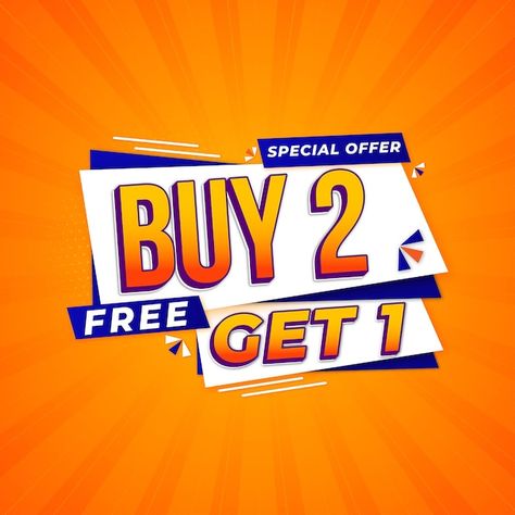 Buy One Get One Free Promotion, Buy 2 Get 1 Free Posters Design, Buy 2 Get 1 Free Posters, Buy One Get One Free Poster Design, Buy 1 Get 1 Free Design Poster, Discount Graphic, Sale Typography, Headline Design, White Business Card Design