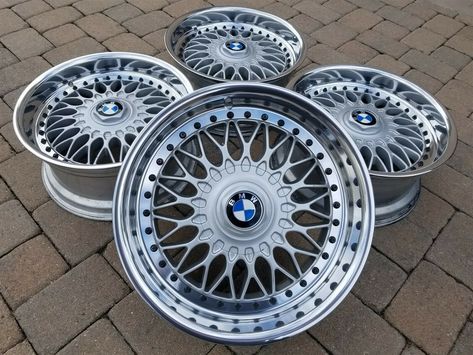 BMW E24 635 M6 M3 E39 E36 BBS RC090 Style 5 Polished 17x8 Wheels + Black Rivets · $1,595.00 Bmw 8 Series E31, Bmw E30 M3 Wide Body Kit, Bmw 635, E36 Compact, Bmw 635 Csi, Bmw E30 Stance, Bmw E36 Stance, Bmw E24, Bicycle Wheels