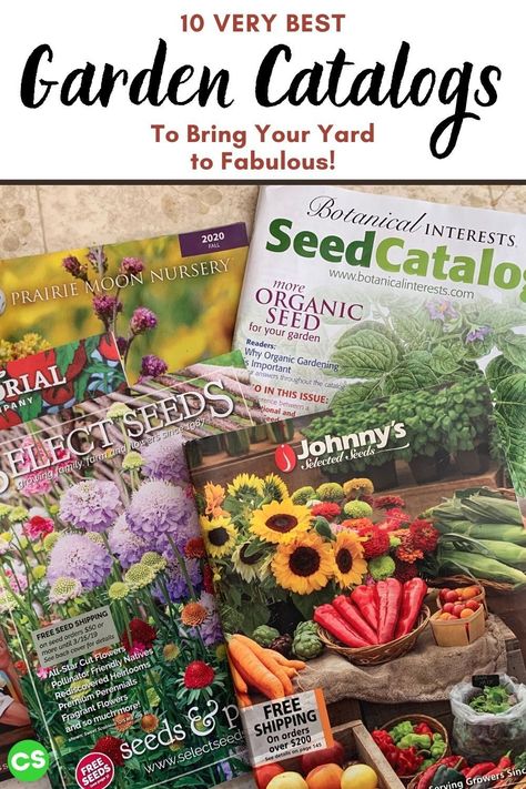 I am like a kid in a candy store when it comes to garden catalogs. I do have my favorites and I share my top picks with you in 10 very best garden catalogs. Have fun! #bestgardencatalogs #seedcatalogs #gardeningcatalogs #startseeds Modern Homesteading, Garden Catalogs, Spring Gardening, Herb Gardening, Moon Nursery, Farm Projects, Growing Veggies, Heirloom Vegetables, Seed Catalogs