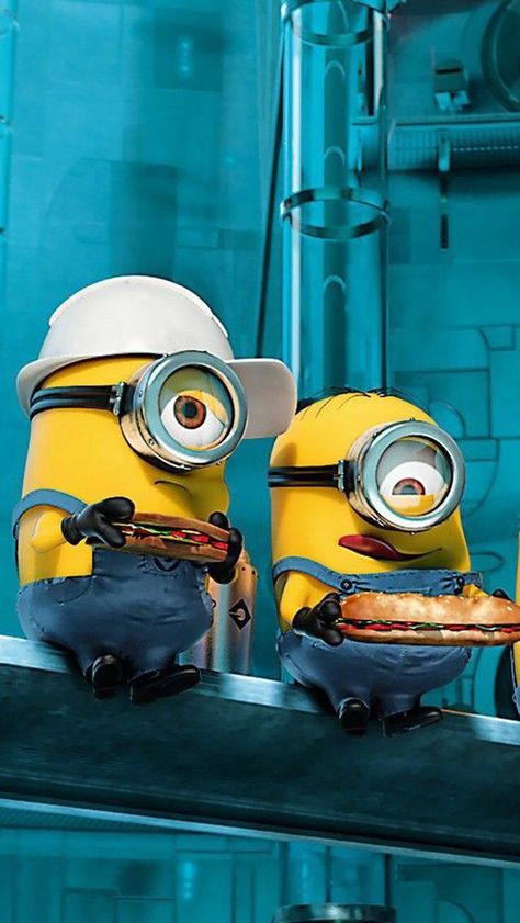 Minion Background, Minions Minions, Minions Wallpaper, Comedy Film, Wallpaper Free, Hard Hats, Full Hd, Minion, Film