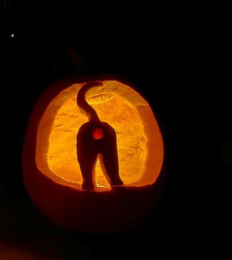 Pumpkin Carving Ideas Cat Butthole, Simple Fun Pumpkin Carving Ideas, Simple Funny Pumpkin Carvings, Easy Pumpkin Carving Ideas Funny, Inappropriate Pumpkin Carving, Cat Butthole Pumpkin Carving, Silly Pumpkin Carving Ideas, Oval Pumpkin Carving Ideas, Dremel Pumpkin Carving Ideas