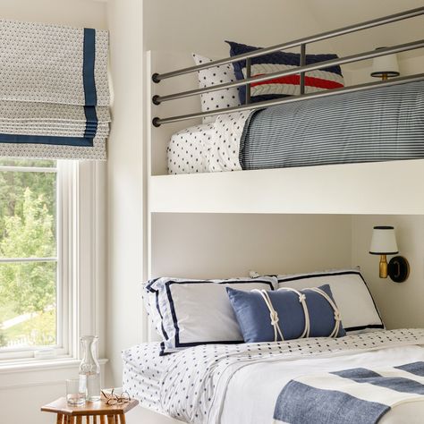 If a room could capture the essence of nostalgia, this would be it. Not to mention, it's perfect for tucking all the kids in for the night while you savor the evening at the lake. 

Interior Design: @northshorenest
📷: @aimeemazzenga
Builder: @lowellcustomhomes Modern Coastal Lighting, Kids Bunk Room, Lake House Bunk Rooms, Michigan Lake House, Lake House Interior, Bunk Beds Built In, Bunk Rooms, Shore House, Chic Interior Design