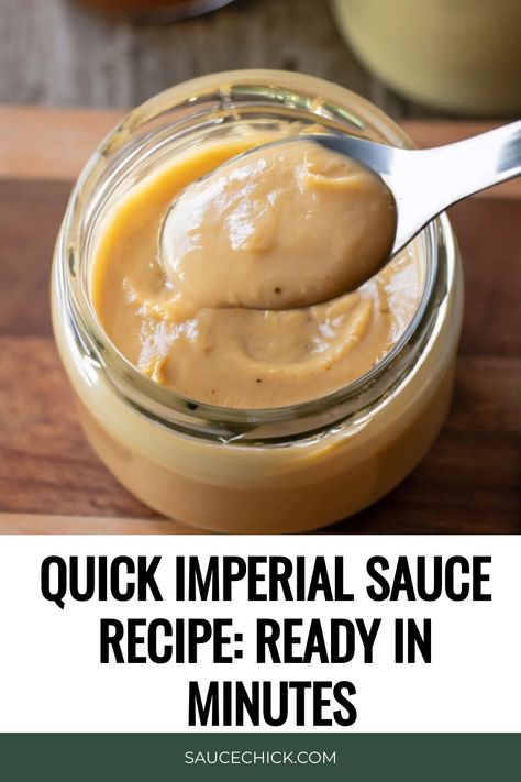 Imperial Sauce Recipe Jezabell Sauce, Snitzel Sauce Recipe, Imperial Sauce, Best Sauce Recipe, Gluten Free Italian, German Recipes, Creamy Garlic, Garlic Parmesan, Sauce Recipe