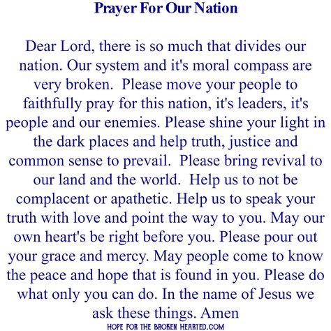 prayer for country/nation Prayer For Our Nation, Pray For Leaders, Prayer For The Nation, Prayer For Our Country, Prayers For America, Prayer Quotes Positive, Midnight Prayer, Prayer For My Children, Prayer For Church