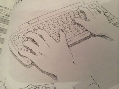 Keyboard Drawing, Draw Anatomy, Cover Page For Project, Hand Lettering Quotes, Hand Type, Lettering Quotes, Art Tutorials Drawing, Art References, Drawing Tips