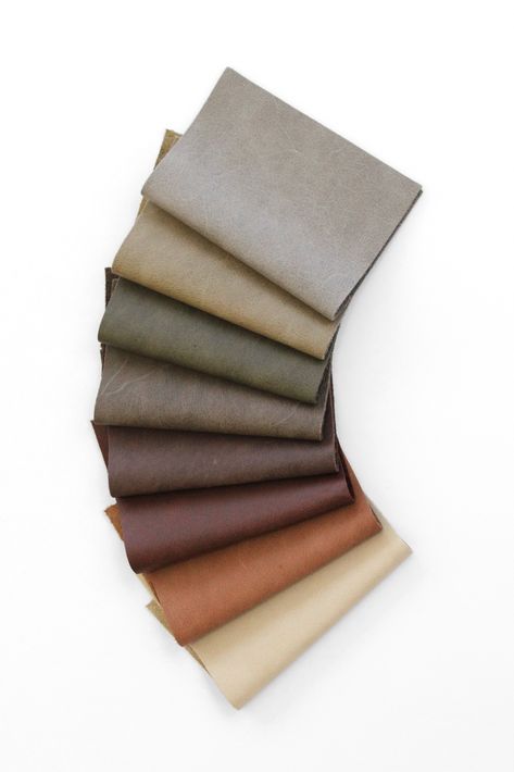 Introducing Highland, a premium pull-up aniline leather rich in natural beauty and rustic charm. Jump onto our website to view the earthy and elegant palette. #instyleau #contemporaryleathers #australiandesign Mood Board Interior, Decor Color Palette, Interior Finishes, Fabric Photography, Interior Textiles, Earthy Color Palette, Wall Finishes, Acoustic Panels, Leather Texture