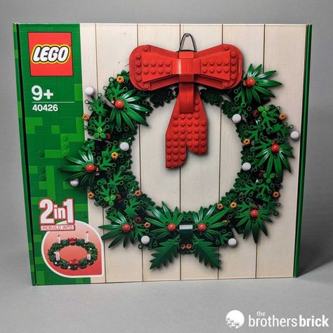 LEGO Holiday set 40426 Seasonal Wreath [Review] Iconic Christmas, Lego Christmas, Target Holiday, Holiday Toys, Lego Toys, Lego For Kids, Buy Lego, Seasonal Wreaths, Holiday Set