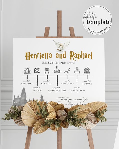 Rustic wedding signs