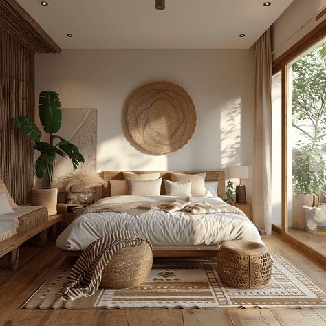 Mediterranean Bedroom, Earthy Bedroom, Hallway Designs, Hallway Design, Bedroom Refresh, Decoration Inspiration, Furniture Arrangement, Dining Room Design, Larp