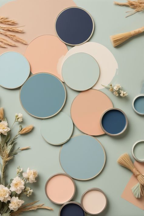 Discover the perfect color combinations for your kitchen with the top 5 palettes featuring stunning Peach and Navy shades. Elevate your interior design routine today!
#ad  


#kitchen
#wallpaint2024
 #color2024
 #DIYpainting
 ##DIYhomedecor
 #Fixhome Kitchen Peach Color, Peach Color Kitchen Cabinets, Blue And Peach Color Palette, Peach Color Palettes, Ad Kitchen, Sherwin Williams Color Palette, Peach Kitchen, Peach Paint, Perfect Color Combinations