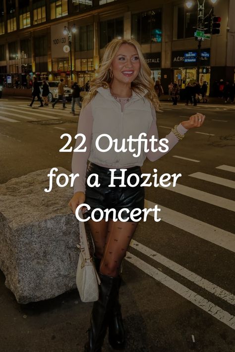 Find the perfect simple, yet aesthetic and cute outfit to rock at your next Hozier concert and steal the show with your style! #OutfitGoals #ConcertReady Outfits For Hozier Concert, Concert Outfit Ideas Hozier, What To Wear To Hozier Concert, Odesza Concert Outfit Ideas, Avett Brothers Concert Outfit, Hozier Concert Outfit Plus Size, What To Wear To A Hozier Concert, Hozier Outfit Ideas, Jam Band Concert Outfit