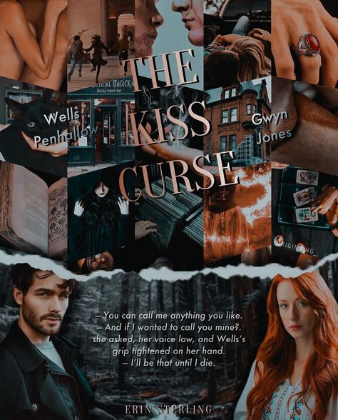 🅐🅡🅔🅔 on Instagram: “• The Kiss Curse ~ 𝐖𝐞𝐥𝐥𝐬 & 𝐆𝐰𝐲𝐧 • Ex hex series (book2) - @erinsterlingbooks . . . . . I loved it, Gwyn and Wells are beautiful🥰, it was…” The Kiss Curse Book, The Ex Hex Fanart, The Kiss Curse Aesthetic, The Ex Hex Aesthetic, The Kiss Curse, Books Recommendations, The Kiss, Book Aesthetic, Book Recommendations