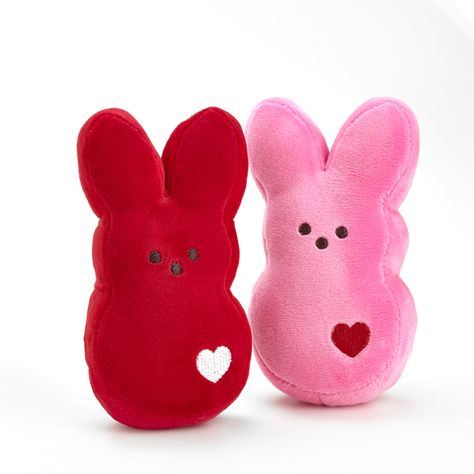 These are sooooooo cute!  I want a plush peeps!!! Valentine Plushies, Valentine Stuffed Animals, Peep Plushies, Peep Plush, Valentines Plush, Peeps Stuffed Animals, Kawaiicore Plushies, Big Peep Plush, Bunny Valentines