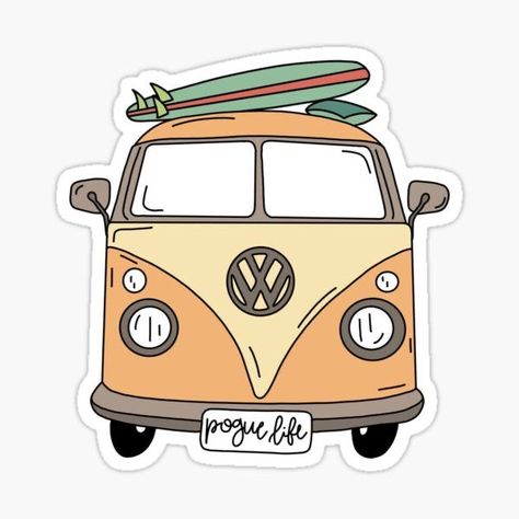 Salt Life Stickers, Surf Stickers, Preppy Stickers, Homemade Stickers, Cute Laptop Stickers, Tumblr Stickers, Vw Van, Quote Stickers, Cool Stickers