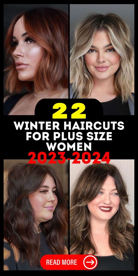 Short Hair Round Face Plus Size, Plus Size Hair Cuts, Haircuts For Plus Size Women, Haircuts For Plus Size, Short Hair Plus Size, Round Face Hairstyles, Long Bob Haircut With Layers, Winter Haircuts, Plus Size Hairstyles