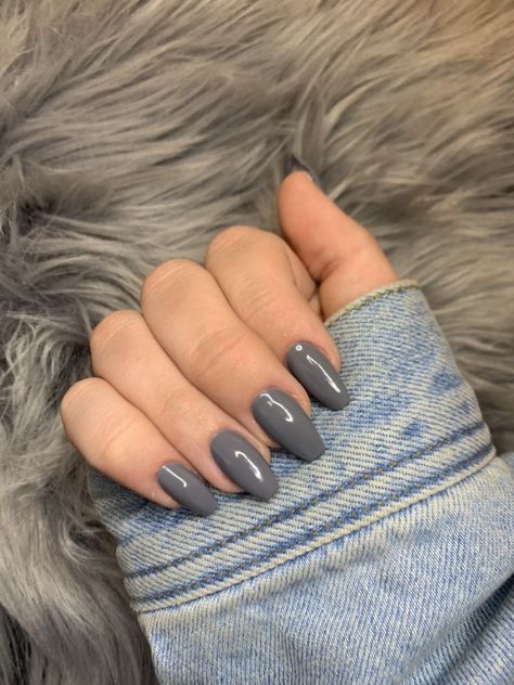 Charcoal Grey Nails, Charcoal Nails, Gray Nails, Charcoal Grey, Nail Inspo, Nail Art, Nails, Beauty