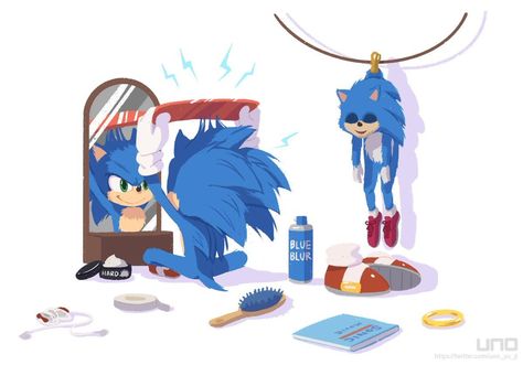 Sonic Film Redesign Fan Art | Sonic the Hedgehog (2020 Film) | Know Your Meme Sonic Redesign, Sonic Underground, Sonamy Comic, Sonic The Movie, Forest Drawing, Hedgehog Movie, Rouge The Bat, Sonic Funny, Sonic Fan Characters