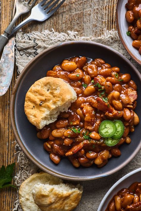 Gourmet Baked Beans, Tailgate Baked Beans, Fall Grilled Vegetables, Fall Veggie Dinner, Bush’s Baked Beans Recipes, Autumn Savory Recipes, Apple Baked Beans Recipe, Fall Sides Recipes, Fall Bbq Recipes