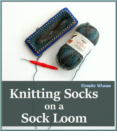 Sock Loom Patterns Tutorials, Loom Knitting Sock Patterns Free, Loom Mittens, Sock Loom Patterns, Alternative Knitting, Knitting Nook, Loom Socks, Yarn Loom, Sock Loom