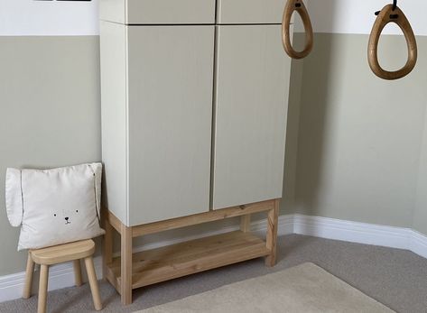 Ivar Ikea Hack, Closet On A Budget, Ikea Ivar Hack, Ikea Hack Kids, Ikea Ivar Cabinet, Painting Ikea Furniture, Minimalist Storage, Ikea Kids Room, Beach House Furniture