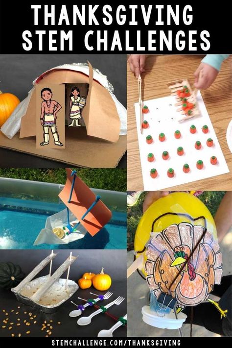 Thanksgiving STEM Challenge Activities Turkey Trap Stem Activity, Stem Thanksgiving Activities, Thanksgiving Stem Projects, Thanksgiving Stem Activities, Challenge Activities, Thanksgiving Stem, Homeschool Humor, Holiday Stem, Cub Scout Activities