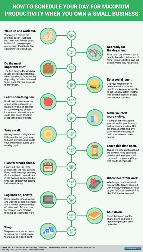 More than a dozen ways successful people make the most out of their day and increase productivity. Schedule Your Day, Business Productivity, Productivity Hacks, Content Management System, Time Management Tips, Small Business Ideas, Business Insider, Successful People, Management Tips