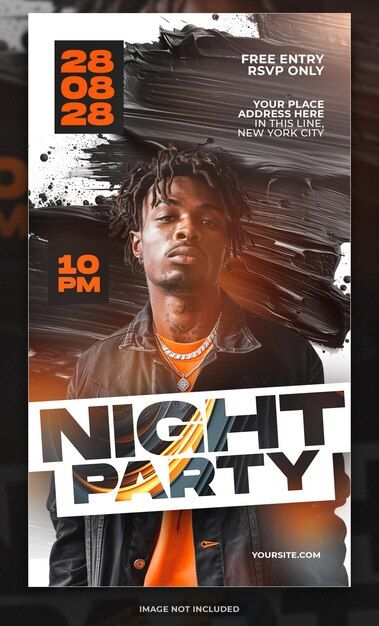 PSD nightclub music poster instagram sto... | Premium Psd #Freepik #psd Free Social Media Templates, Dj Event, Media Poster, Types Of Social Media, Dj Party, Social Media Poster, Event Flyer Templates, Free Social Media, Club Parties