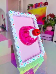 Cake Wall Art, 3d Resin Art, Pop Art Sculpture, Jello Cake, Faux Food, Jelly Cake, Funky Decor, Fake Cake, Fake Bake