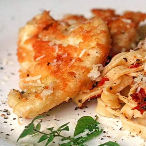 Parmesan Crusted Cod Parmesan Crusted Cod, Rock Cod, Crusted Cod, Newfoundland Recipes, Cod Recipe, Rock Recipes, Cod Recipes, Parmesan Crusted, Indulgent Desserts