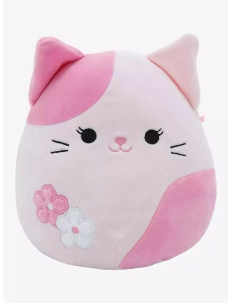 Hot Topic, Plush Flower, Cute Squishies, Kawaii Plushies, Cat Plush, Cute Stuffed Animals, Cute Plush, Cute Pink, Stuffed Animal