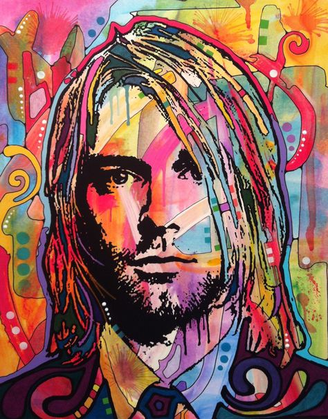 Curt Cobain - Left at Exit 27, like Hendrix, Basquiat, et al. Me? Riding out to 72. - mbj Band Posters, Concert Posters, Kurt Cobain Art, Grunge Tattoo, Band Poster, Afrikaanse Kunst, Arte Pop, Wall Art Pictures, Hendrix