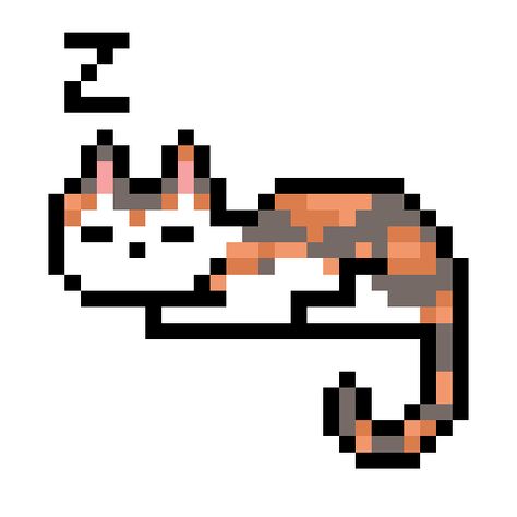 Calico Cat Aesthetic Art, Animal Pixel Art Gif, Pixel Art Cat Gif, Calico Cat Pixel Art, Pixel Cat Gif, Strawpage Gifs, Pixel Png Gif, Pixel Gif Png, Notion Gif