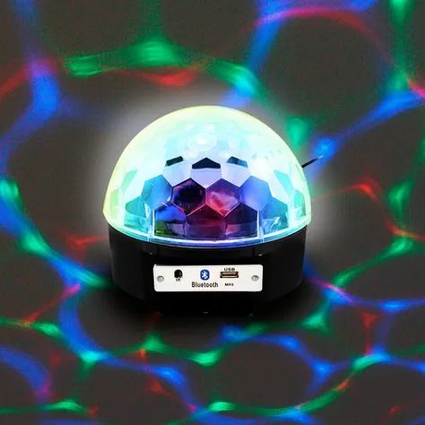 Bola Luz Led Rgb Audioritmica Media Esfera Alta Luminosidad Efectos Luces De Colores Fiestas Eventos Ambientación | Mercado Libre Madrid, Nintendo Games, Luz Led, Led