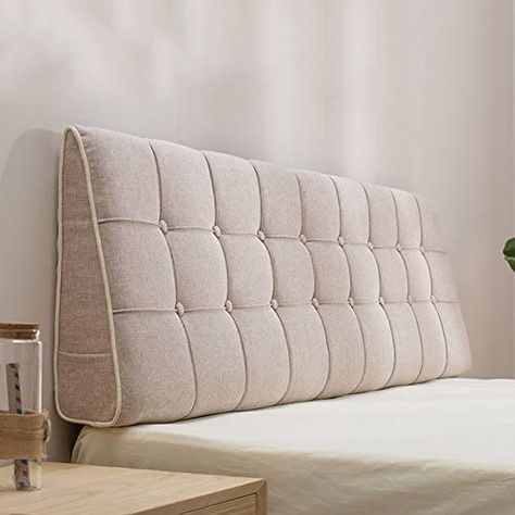 Amazon.com: LIANGJUN Headboard Cushion Wall Pillow Linen Fabric Lumbar Pad Bed Backrest Breathable Removable Washable 7 Sizes, 4 Colors, 2 Types Avaliable (Color : 2#-No headboard, Size : 150X50cm) : Home & Kitchen Cushion Wall, Wall Pillow, Bed Headrest, Headboard Cushion, Bed Backrest, Pillow Headboard, Simple Headboard, Large Headboard, Bed Rest Pillow