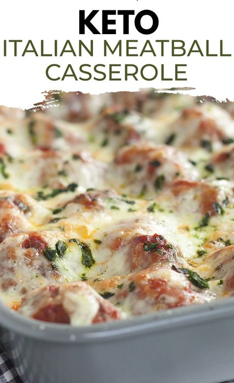 This is such a delicious keto Italian meal! Since it is made in the crockpot, you don't have to worry about having a huge mess or this recipe taking up a lot of your time. You are sure to enjoy this keto meatball casserole. Italian Meatball Casserole, Keto Italian, Keto Meatballs, Italian Meatball, Meatball Casserole, Keto Casserole, Boiled Egg Diet Plan, Best Low Carb Recipes, Simple Dinner