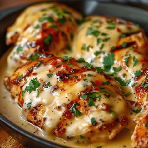 Mexican Chicken with Cheese Sauce – A Fiesta on Your Plate! - MmmRecipes : Easy and Delicious Recipes Mexican Chicken And Cheese Sauce, Mexican Chicken With Cheese Sauce, Mexican Chicken With Cheese, Chicken With Cheese Sauce, Mexican Chicken Breast, Chicken With Cheese, Fiesta Chicken, Delicious Family Dinners, Mexican Chicken Recipes