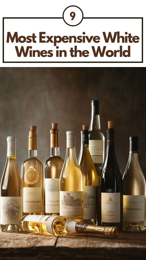 A collection of the most expensive white wine bottles displayed elegantly, showcasing rare vintages and luxury selections. Famous Desserts, White Desserts, Semillon, Thanksgiving 2024, Stone Fruits, White Wines, Expensive Wine, Turkey Dishes, Wine Desserts