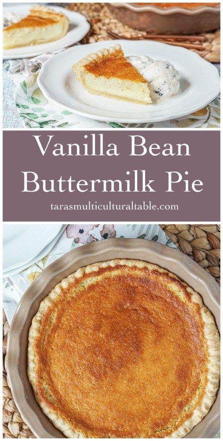 Vanilla Bean Recipes, Buttermilk Pie Recipe, Bean Pie, Dessert Pie Recipes, Buttermilk Pie, Dessert Pie, Vanilla Recipes, Southern Desserts, Best Pie